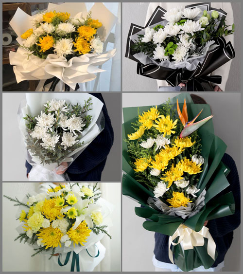 山东潍坊高密市醴泉街道白事花束代送